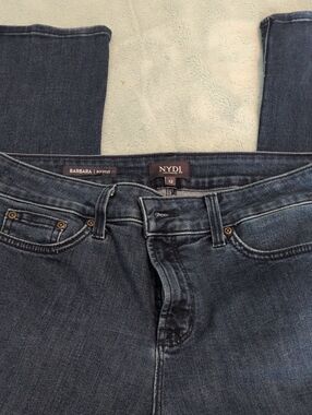 NYDJ Barbara Boot Cut Jeans in Dark Indigo